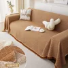 New Simple Polyester Cotton Sofa Towel with Tassels Edge Sofa Cover Two-sided Blanket Home Decoration Leisure Relax Beach Towel 4