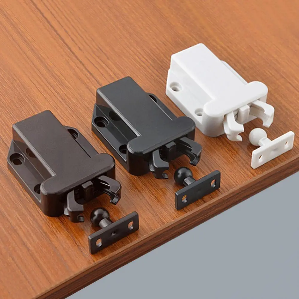 Non-magnetic Handle Free One Touch Opening Latch Drawer Cabinet Hardware Cabinet / Bedroom 1 Piece door latch,cabinet latch
