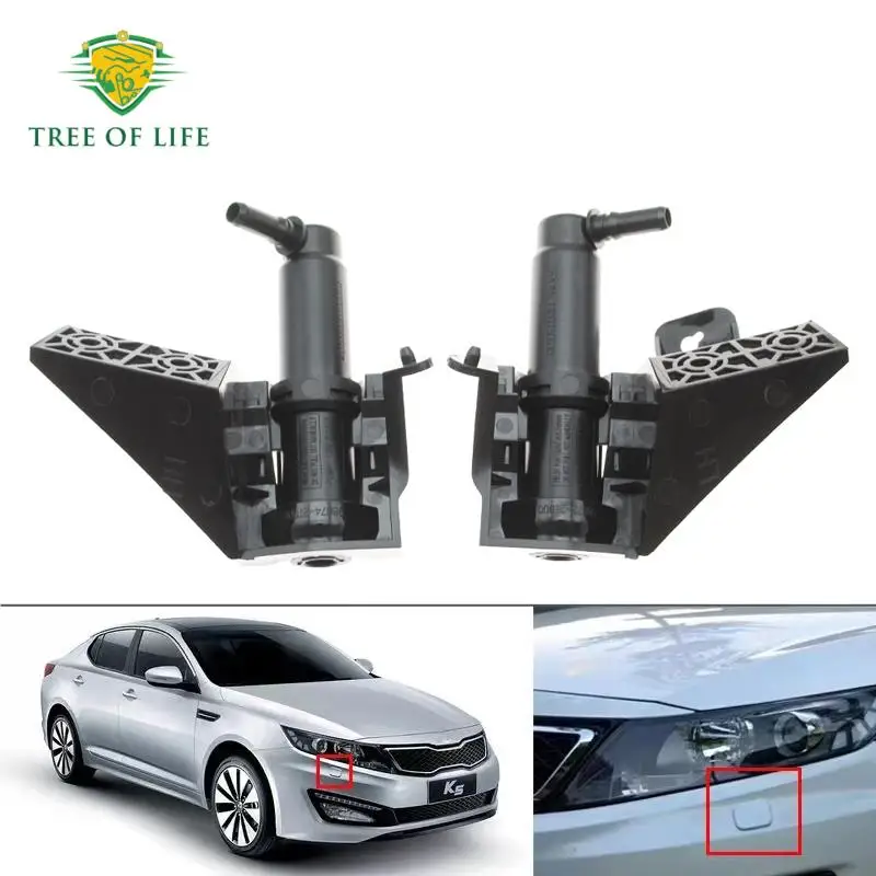 

For Kia K5 Optima 2013 2014 Front Bumper Head Light Lamp Washer Spray Nozzle Cleaning Pump Actuator with Cover Cap 98673-2T000