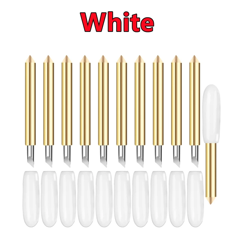 10PCS Premium Deep Point Cutting Blades