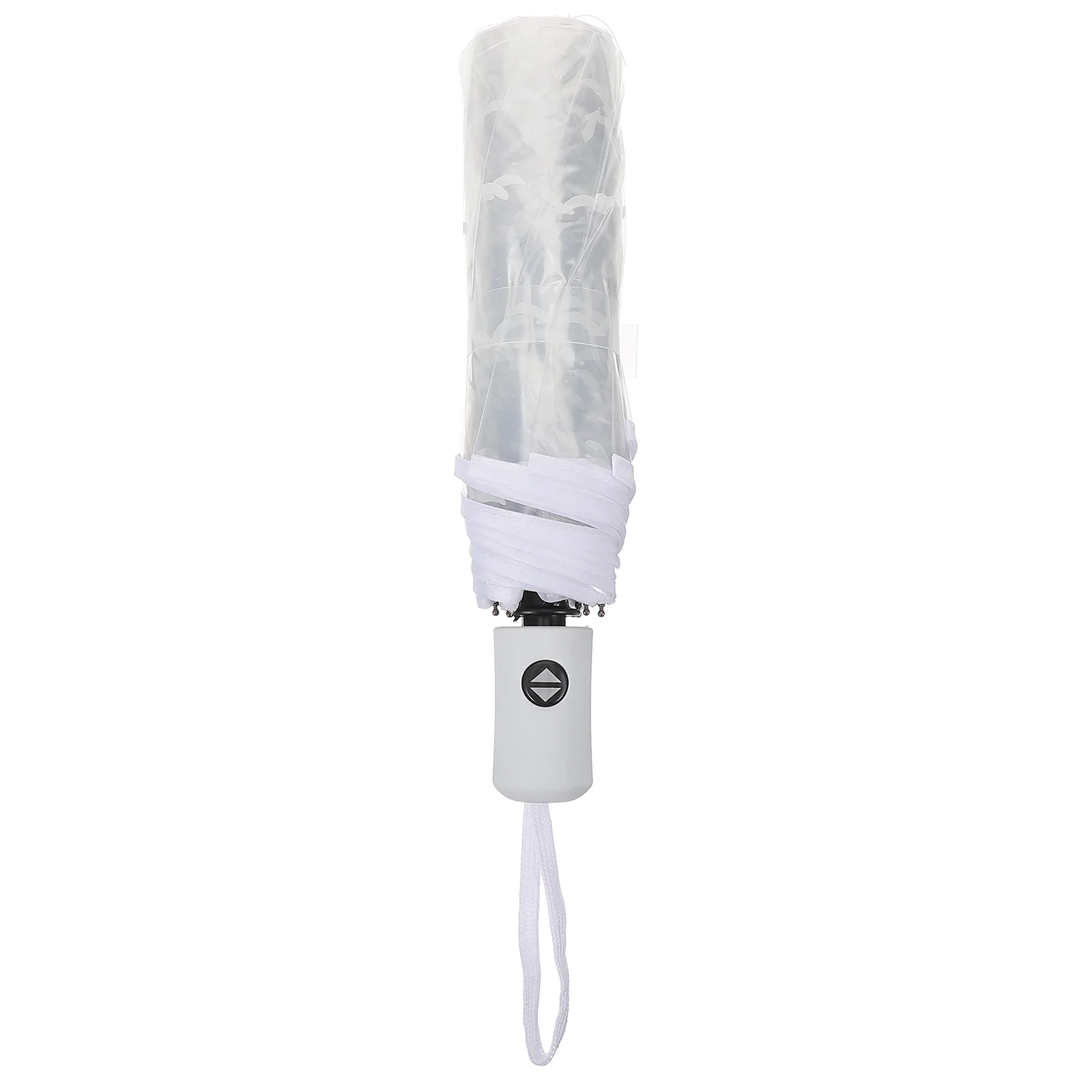 

Fully Automatic Transparent Umbrella Compact Travel Rain Folding for Outdoor Girls Decorative