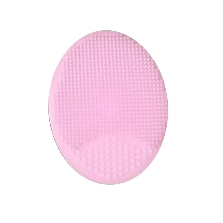 Soft Silicone Facial Cleaning Brush Shower Baby Massage Wash Pad Face Exfoliating Brushes Super Soft Sponges 1 Pcs