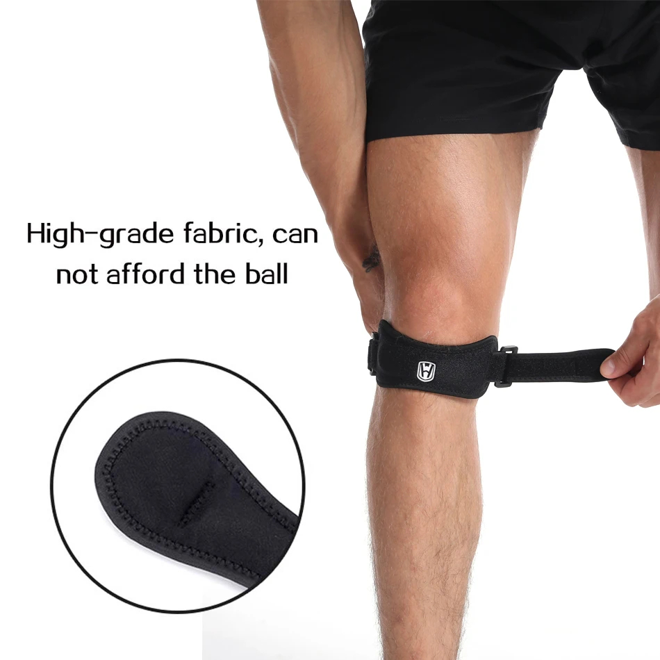 Knee pad Knee support Knee support sleeve Knee brace Patellar band Ride Force Adjustable Patella Brace Strap EVA Kneepads Knee Support Pad Protective Sports Gear Basketball Volleyball Protector