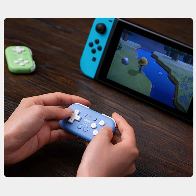 Nintendo Switch/ȵ̵/Raspberry Pi/iOS/Win10/11  Ű 带  8BitDo ũ   е ̴ Ʈѷ 