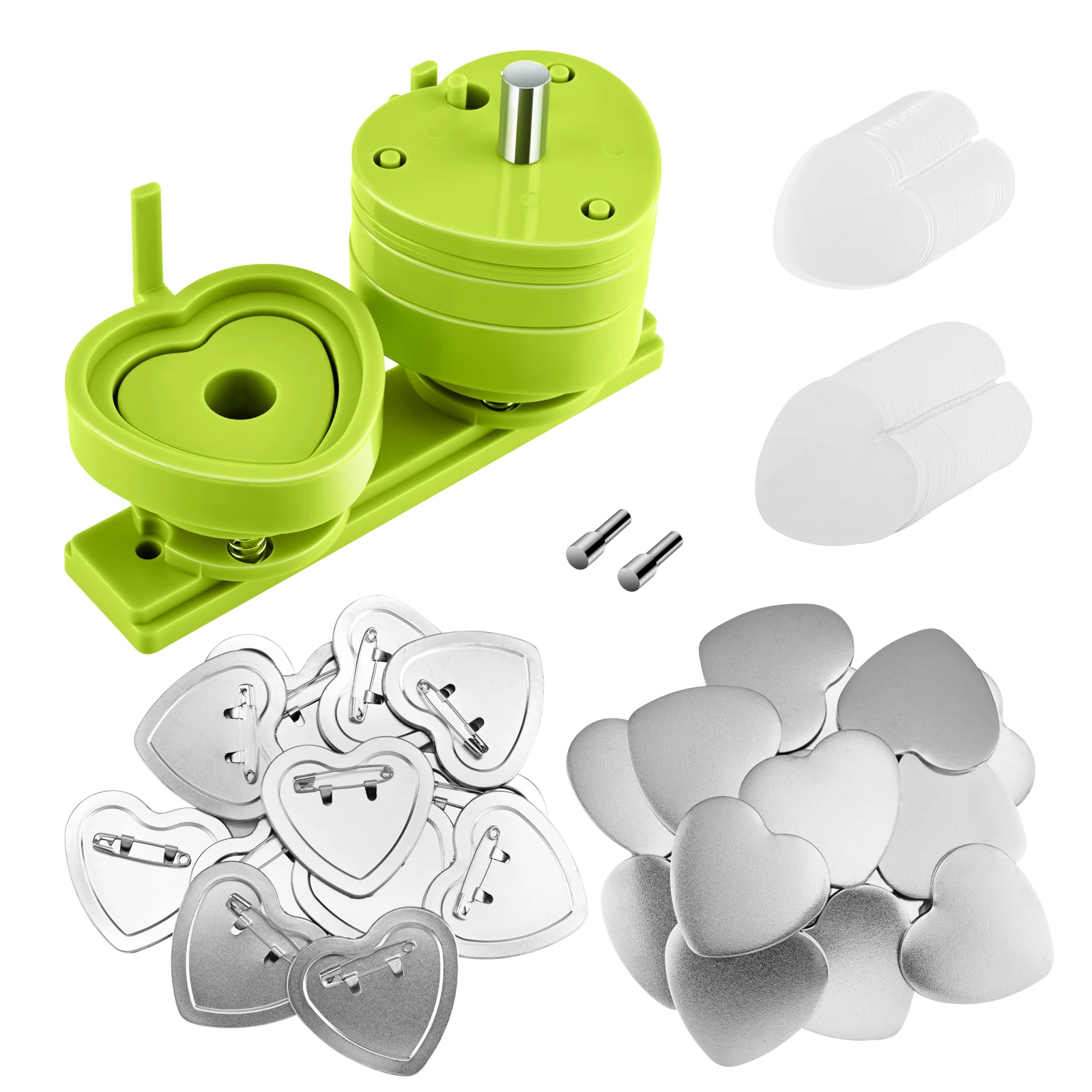 NEWFUN Macchina per spille, Macchina per fare le spille, Pin make, 58mm