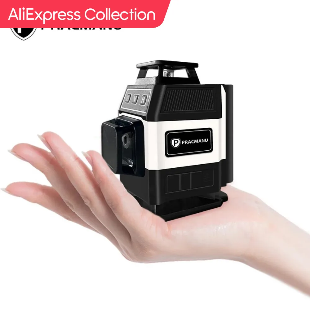 Aliexpress Collection Pratico Mini 16 Linee Livello Laser 4D Autolivellante 360 Orizzontale E Verticale Cross Green Line Laser