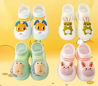 New Spring Indoor Cooling Baby Floor Socks Baby Toddler Shoes and Socks Soft Bottom Children's Non-slip Floor Shoes 1 5