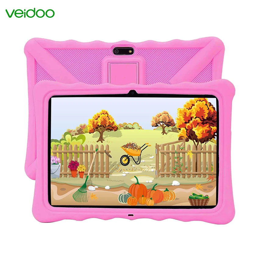 Veidoo New Cheap 10 Inch 2+32GB Kids Tablet With Silicone Case