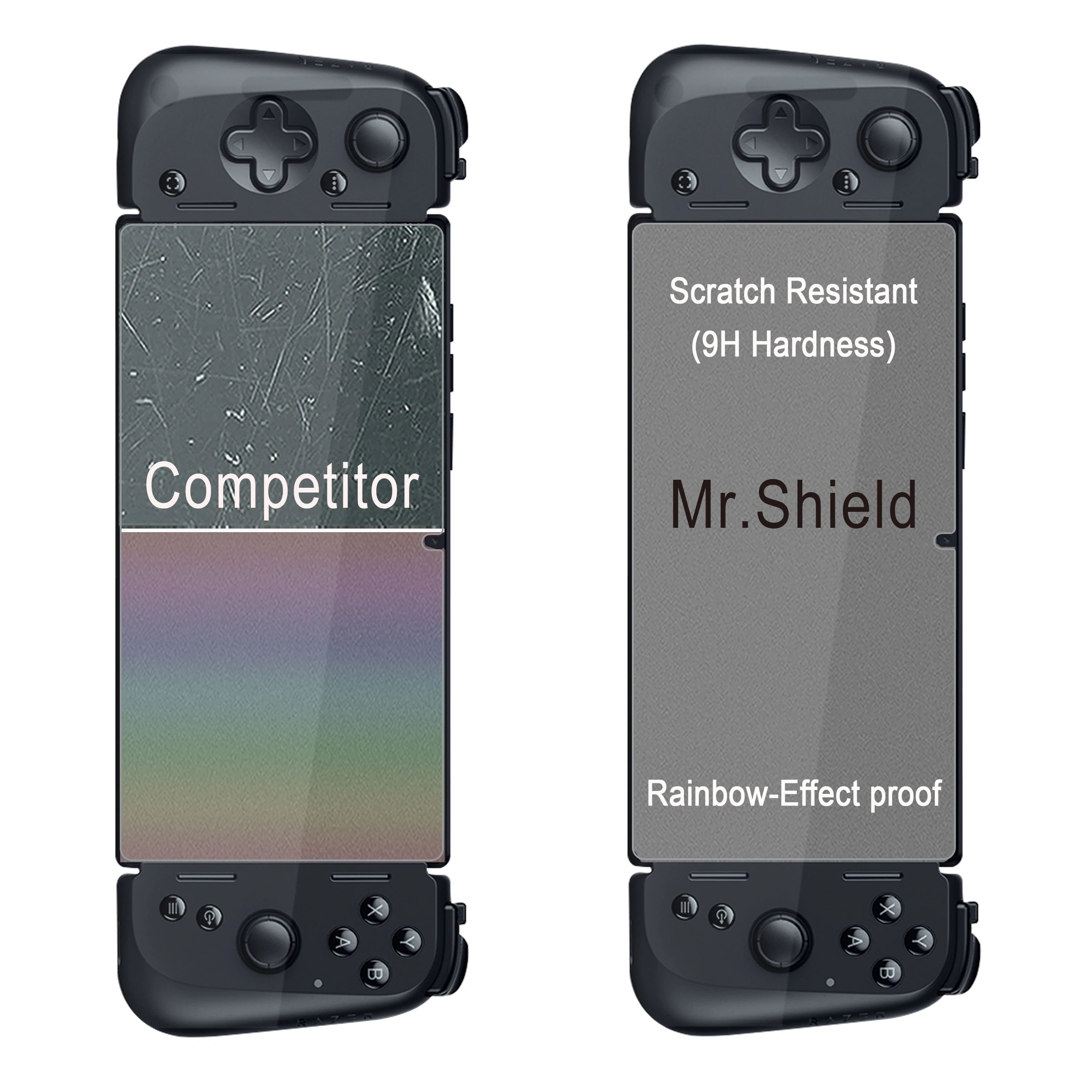 Pack Protetor de Tela para Razer Edge 6.8 Inch Wi-fi5g 2023 Vidro Temperado Vidro Japão com Dureza 9h Mr.shield - Image 5