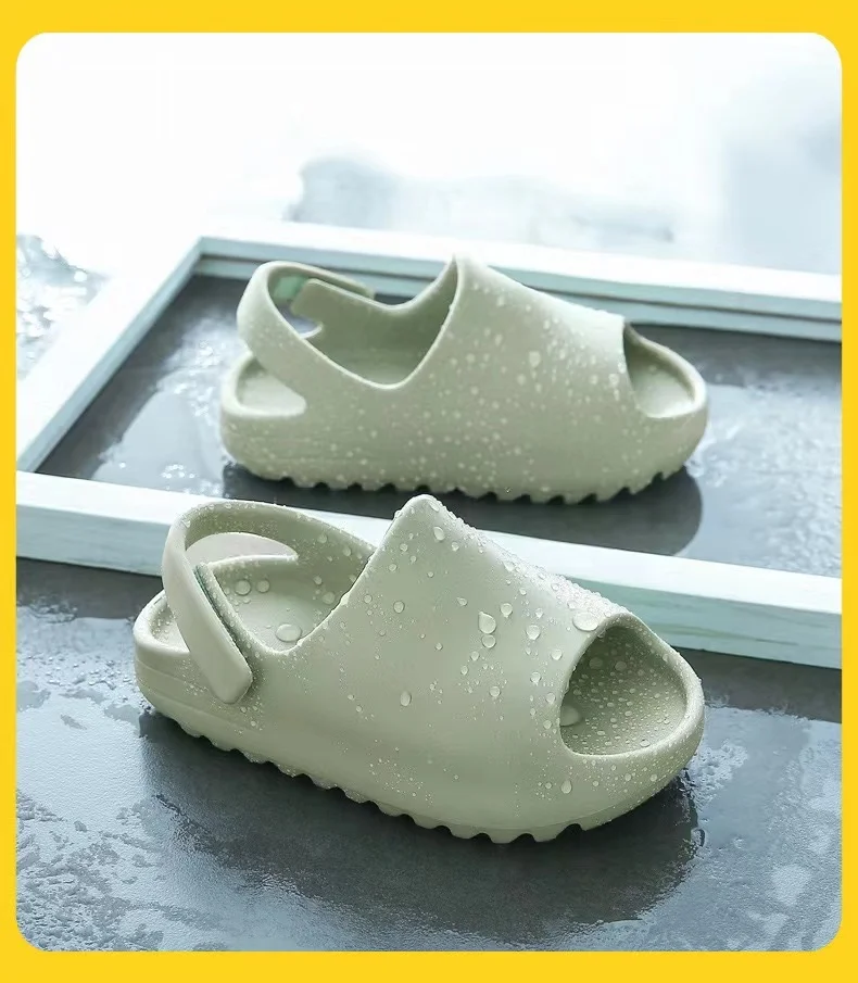Summer Kids Sandals Baby Light Nonslip Girls Boys Outdoor Sandals Slides Waterproof Toddles Slippers