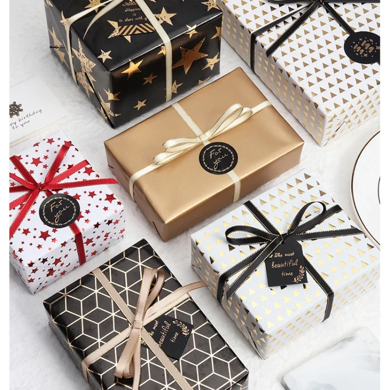 Gold Edged Single Face Satin Ribbon - 22m Roll, 6mm Width for Elegant Wedding and Gift Decoration