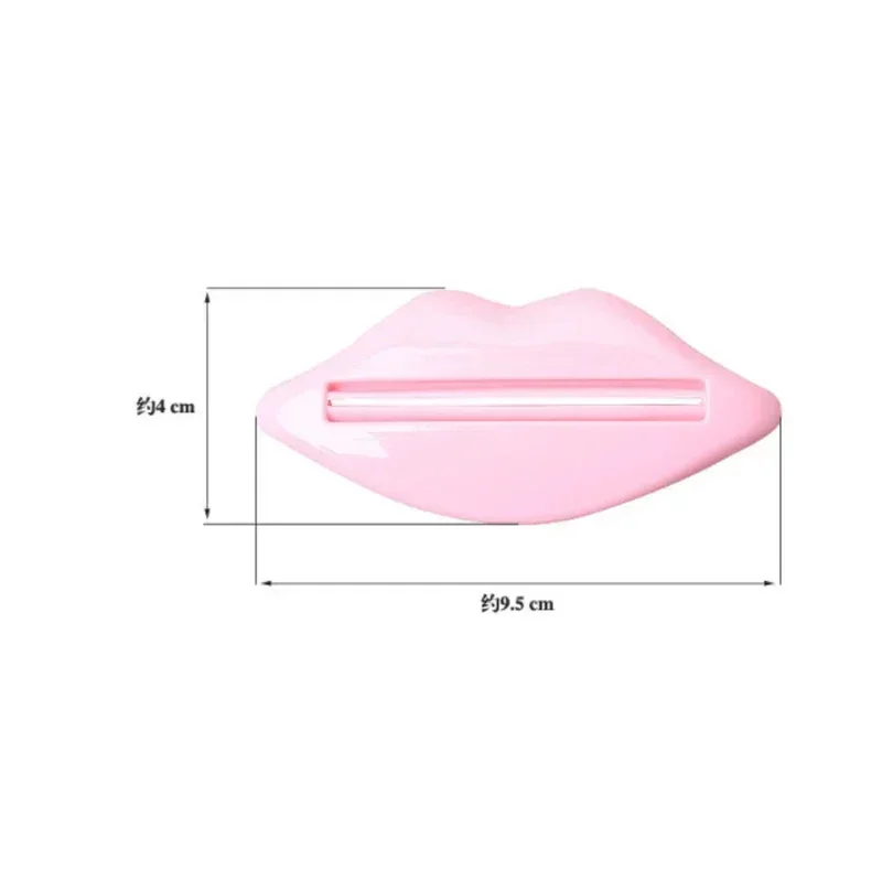 1Pcs Top Sale Sexy Hot Lip Kiss Bathroom Tube Dispenser Toothpaste Cream Squeezer Home Tube Rolling Holder Squeezer Random Color