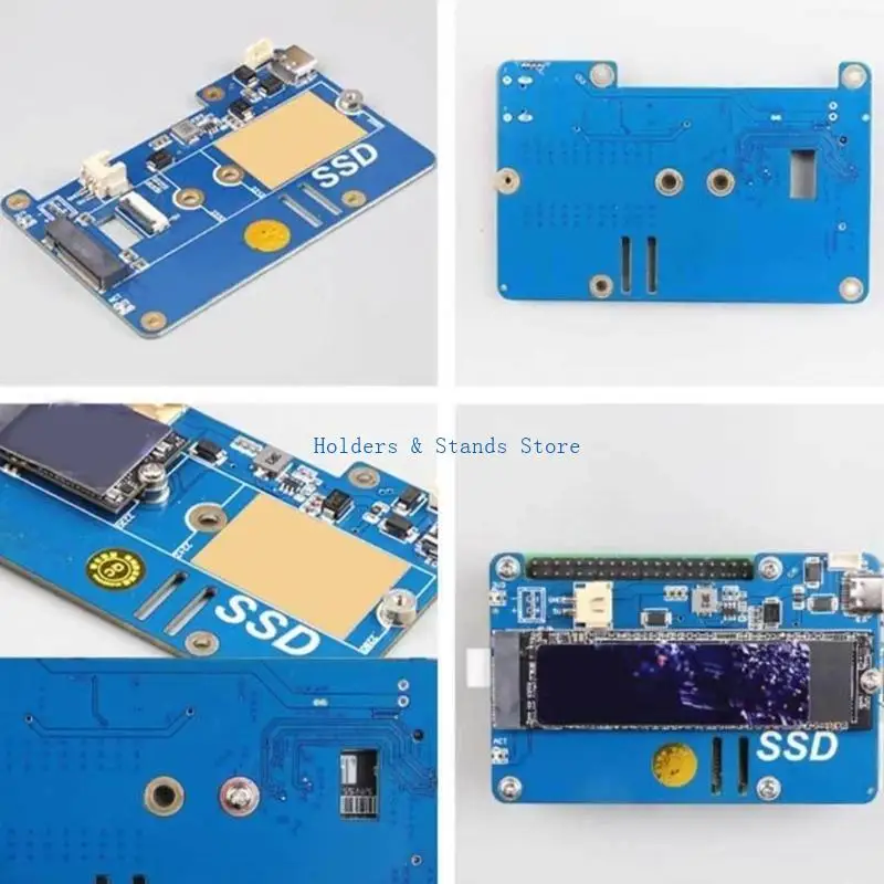 RPi 5 확장 보드용 Y4UE MPS2280P PCIe-M.2 NVME SSD 어댑터 보드