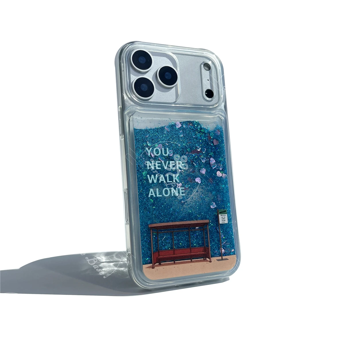 KPOP Group Spring Day Floating Liquid Quicksand Glitter Magic Shop Phone Case