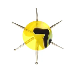 Versatile Circular Dotting Tools for Creative Nail Art and Crafts (Yellow)