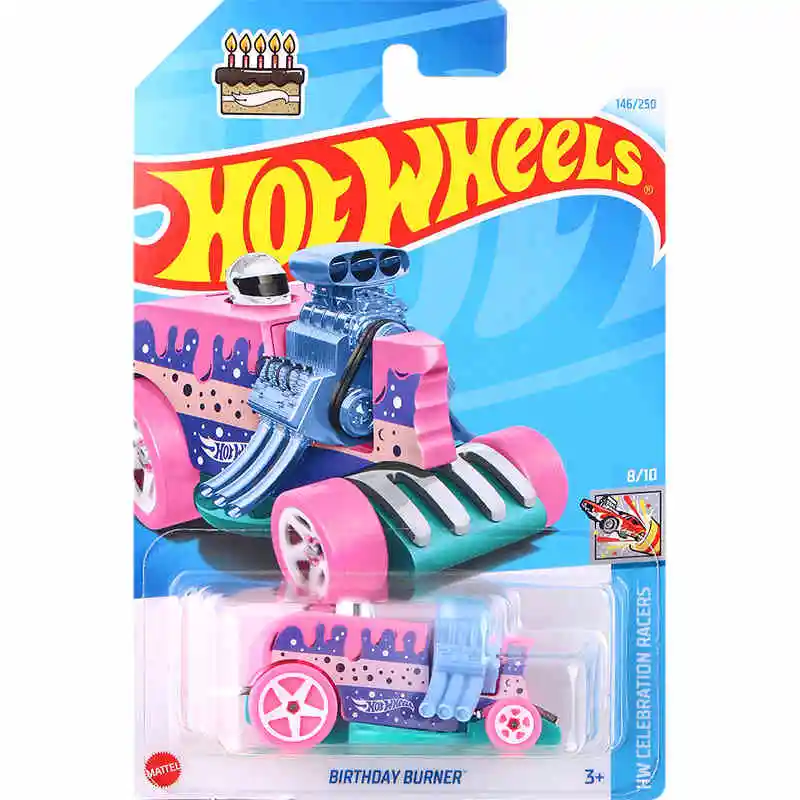 Hot Wheels Cars 2024 Original Series PIRANHA TERROR BIRTHDAY BURNER Diecast Vehicle Model Cars Toys Boys Gift 4