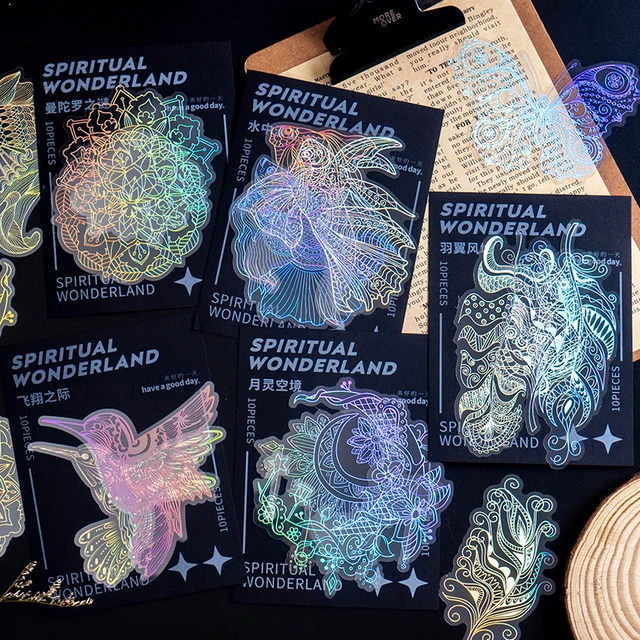 Spiritual Wonderland Stickers, Spiritual Stickers Journal
