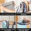 Round Spiral Quilt Sheets Hanger Stainless Steel Rotating Drying Rack Save Space for Clothes Blanket Hanger Outdoor Home Balcony 4