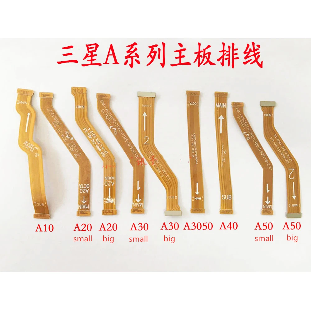 Connector Mainboard Flex Cable For Samsung Galaxy A10 A20 A30 A305F A40  A50 Main Motherboard Connect Ribbon Lcd Display