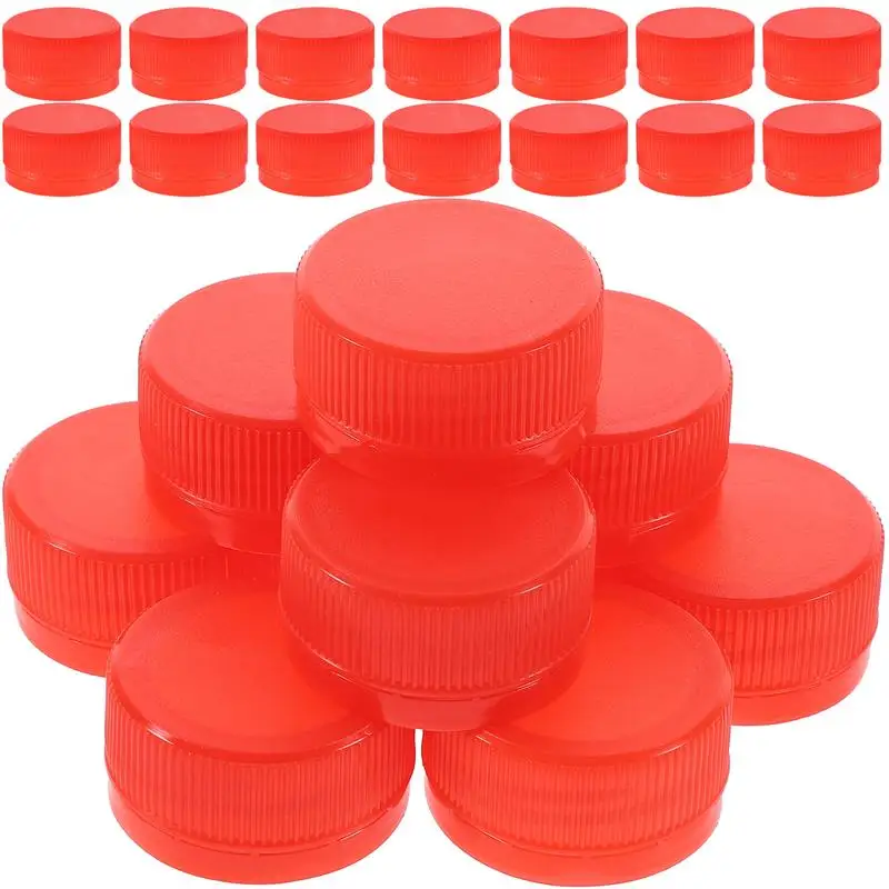

Bottle Cap Plastic Caps Craft Water Decorative Milk Bows Hair Projects Drinking Flat Lid Color Diy Beer Tops Stickers Lids