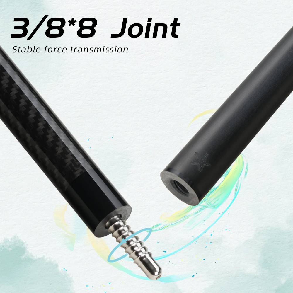 ビリヤード Yfen Carbon Fiber Cue Wavy Joint AKUSARA BILLIARD | #READYSTOCKAKUSARA YFEN Carbon Cue NEW