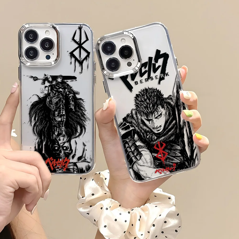 Berserk Anime Transparent Soft Phone Case - Hot Design Protective Cover