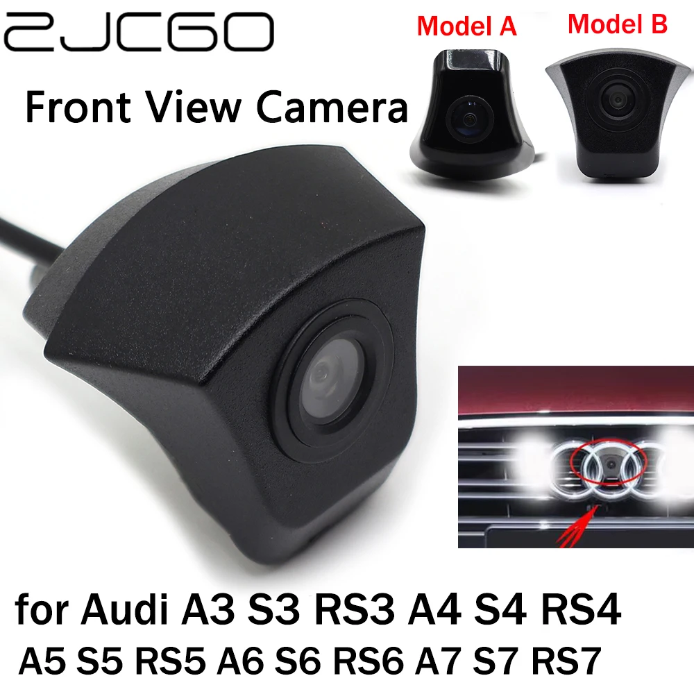 

ZJCGO Car Front View LOGO Parking Camera AHD 1080P Night Vision for Audi A3 S3 RS3 A4 S4 RS4 A5 S5 RS5 A6 S6 RS6 A7 S7 RS7