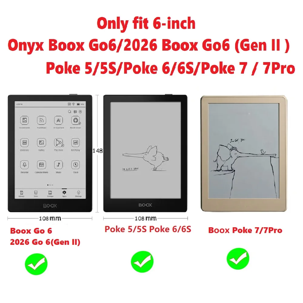 Magnetic PU Leather Protective Case - Slim & Lightweight Design