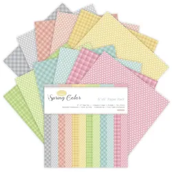 Vibrant Spring Colors Craft Paper Pads for Creative Arts and Crafts (1 pcs)