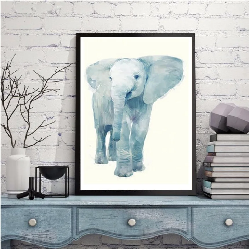 

Angel's Art Unframed Nordic Animals Bear Elephant Tiger Giclee Wall Decor Canvas Poster