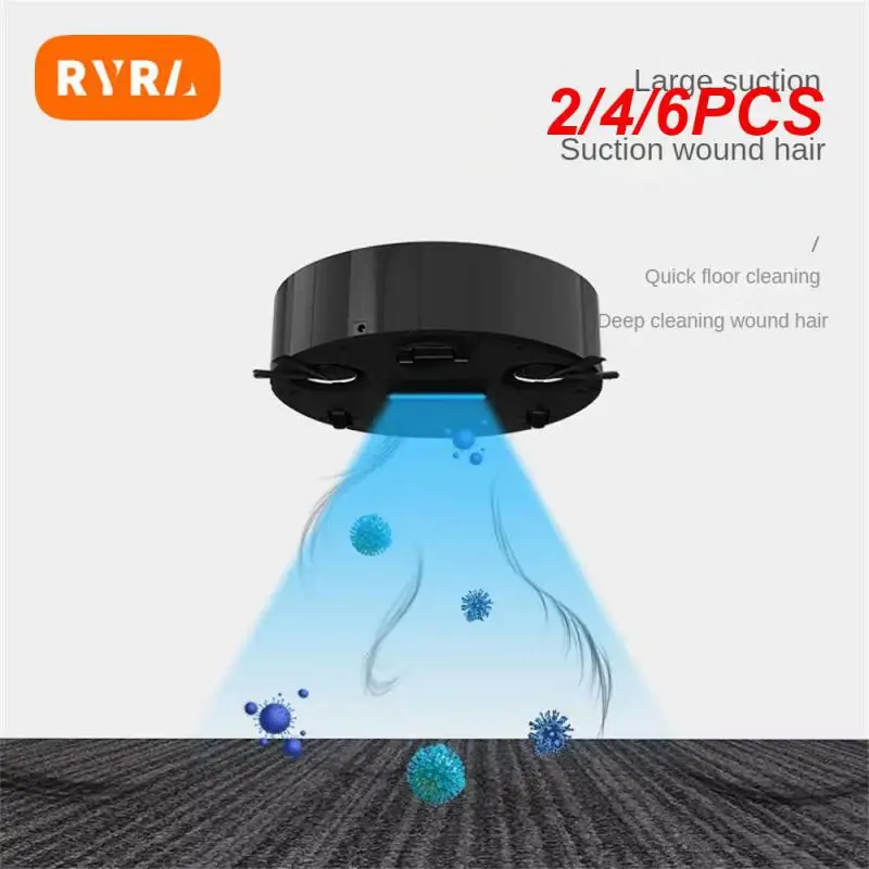 

2/4/6PCS Robot Vacuum Cleaner For Home Intelligent Sweeping Vacuum Cleaner Low Noise Auto Wireless Floor Mini Electric Sweeper