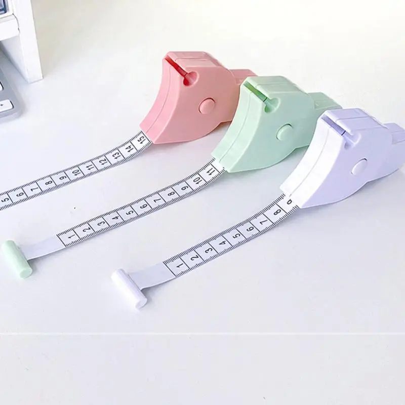 Tape Measure Measuring Tape Automatic Telescopic Tape Measure Fitness Measuring Centimeter Meter Tapes Metric Ruler For Body Tailor Sewing Tools