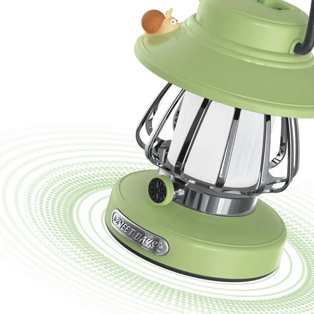 Rechargeable Outdoor Camping Lantern - Snail Design