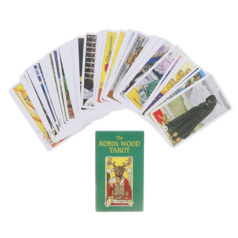 Фото The Robin Wood Tarot, карты с изображением оракула, искусственное предсказание, настольная игра, бумага для покера, 78 шт. №3