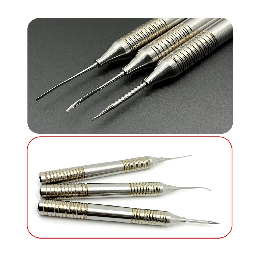 Kit elevatore per estrazione dentale con punta in titanio con periodomo NiTi flessibile per strumenti parodontali per la rimozione dei denti - immagine 4