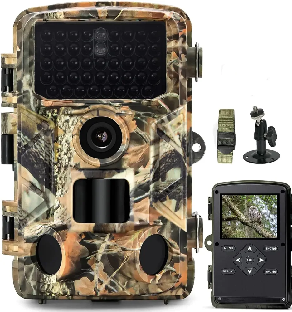 Solar 2600mah Powered Night Vision Trail Camera 24MP 1080P Hunting 0.3s Trigger Time Wildlife Monitoring Hunting