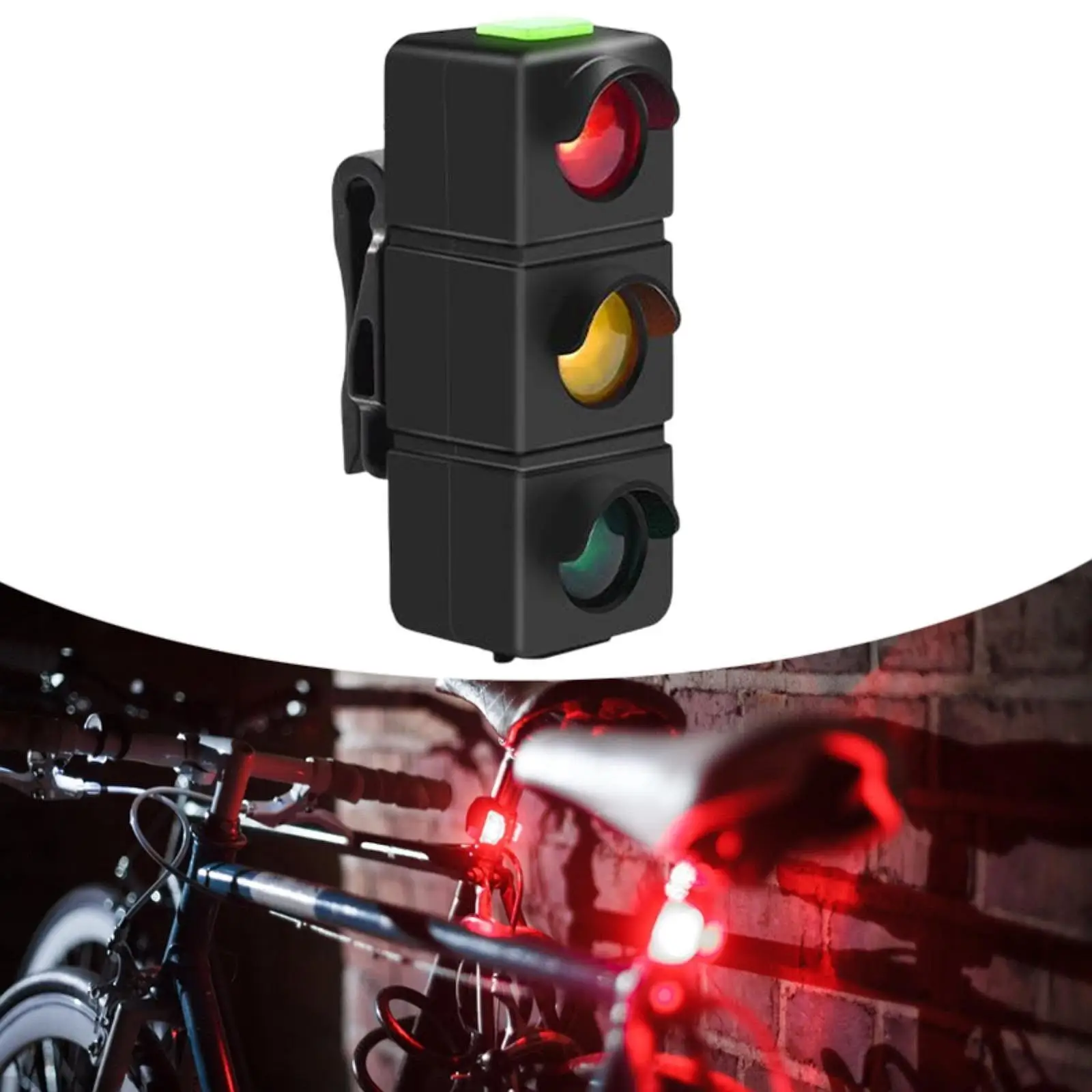 Road Bike Rear Light Waterproof Lightweight Parts Accessories Bright Bicycle Back Lamp for Saddle Seatpost Riding Women Cycling