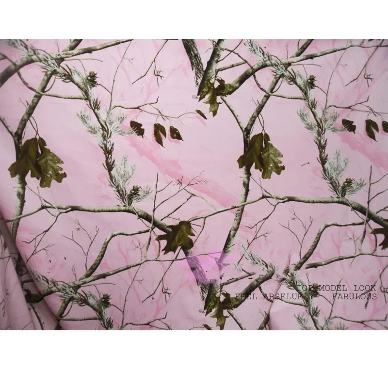 Pink Bionic Camouflage Fabric Making Equipment Hidden Sunshade 1.5m Width Hunting Accessories Tactical Gear Sewing Telas Sports