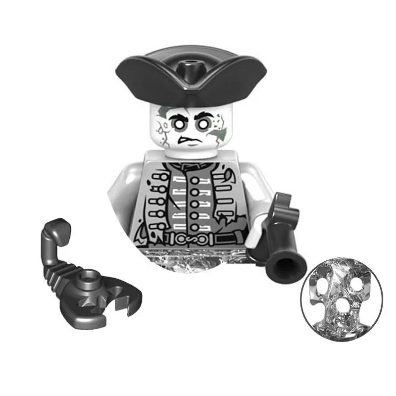 Pirate Shark Animal Blocks - Creative Building Toy Set