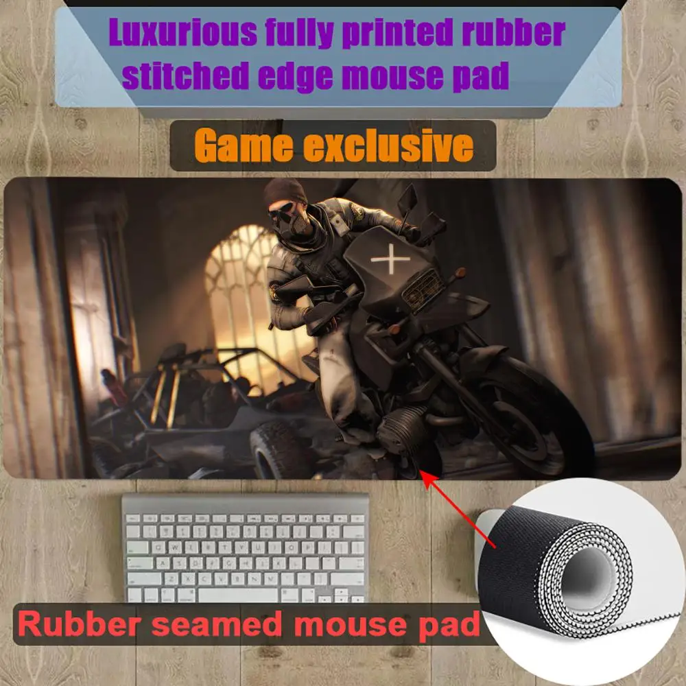 P-Pubg-G Mouse Pad Gamer Gaming Rubber Seamed Mouse Pad Accessories Desk Keyboard Pad Computer Laptop