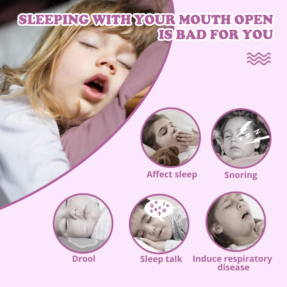 3m Anti-snoring Stickers For Children Adult Mouth Correction Sticker Tape  Night Sleep Lip Nose Breathing Improving Patch 2270 - Sleep & Snoring -  AliExpress