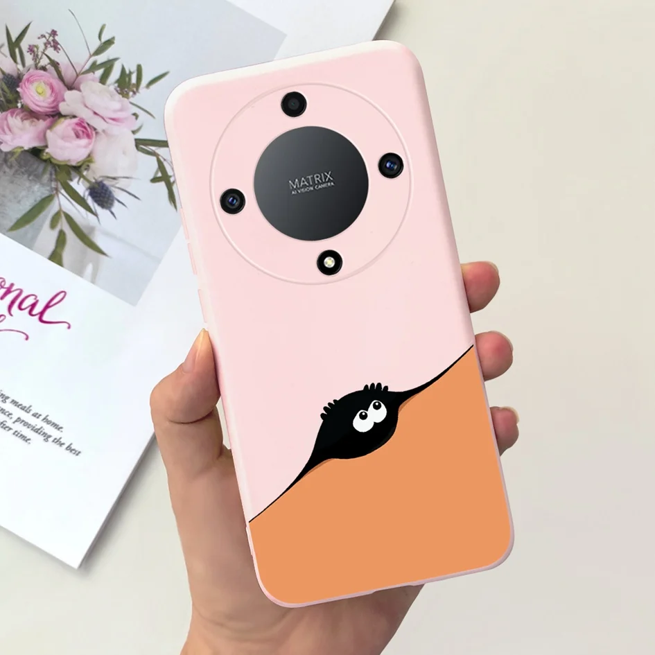 Lovely Cartoon Flower Slim Soft Silicone Phone Case Cover