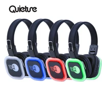 Rechargeable Silent Disco LED Wireless Headphones(11pcs F39 +2 Tools) 5