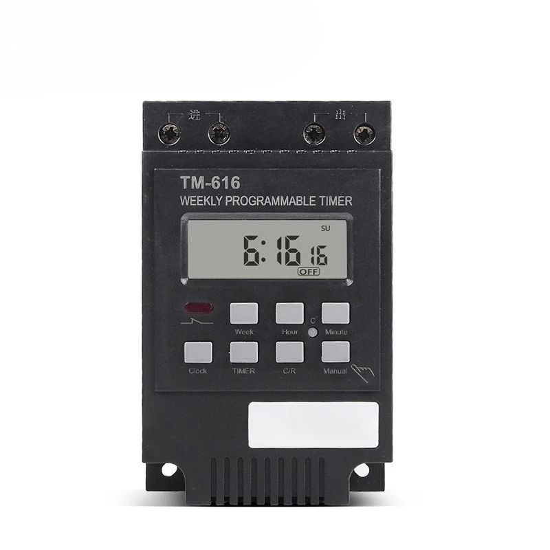 TM616B-2 시간 제어 스위치 지능형 스위치 타이머 가로등 전원 공급 타이밍 스위치 30A 고출력 220V