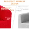 Washable Cover Carrying Handle, Convertible Children Sofa Chair for Girls and Boys, Children's Sofas 6