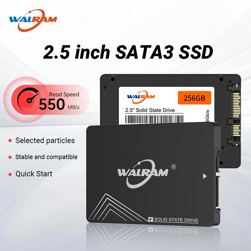 新品未開封WALRAM MX SSD 1TB 2.5インチ SATA III WALRAM 2.5 SATA3 SSD 1 TB Desktop Hard Disk 2TB 1TB 512GB
