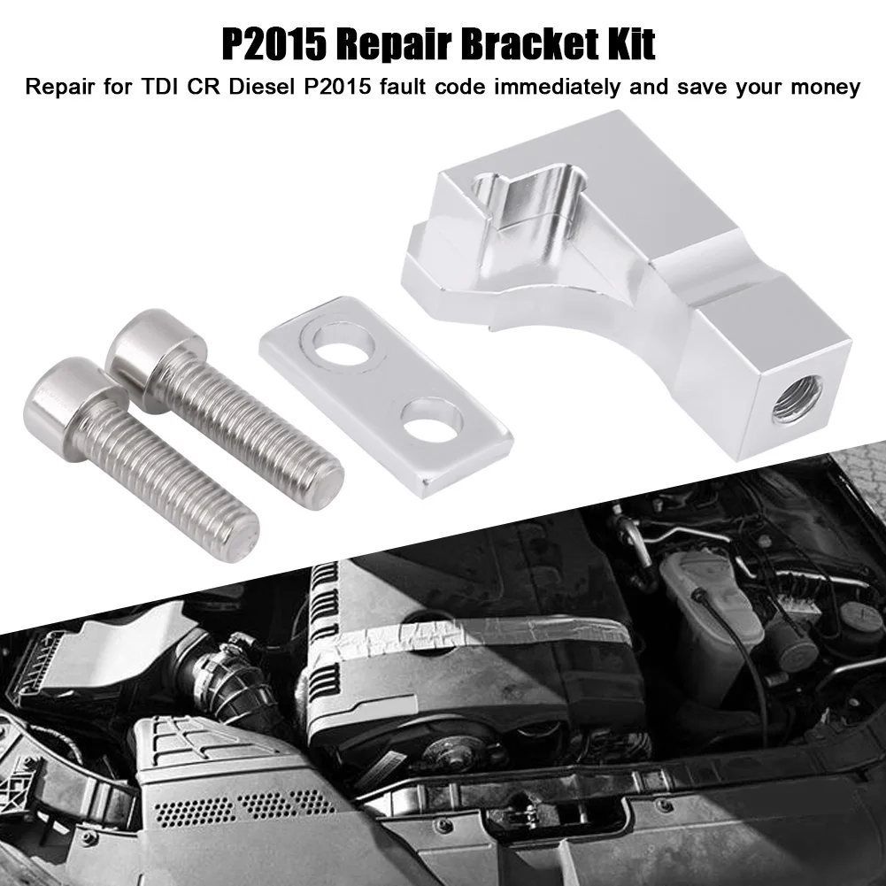 Kit Staffa Di Riparazione P2015 Per Audi Skoda Seat 2.0 Tdi Cr Collettore Di Aspirazione 03L129711E