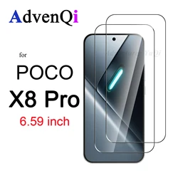 Ultra Clear HD Tempered Glass Screen Protector - 9H Hardness, Anti - Scratch, Case Friendly for 2 Pieces