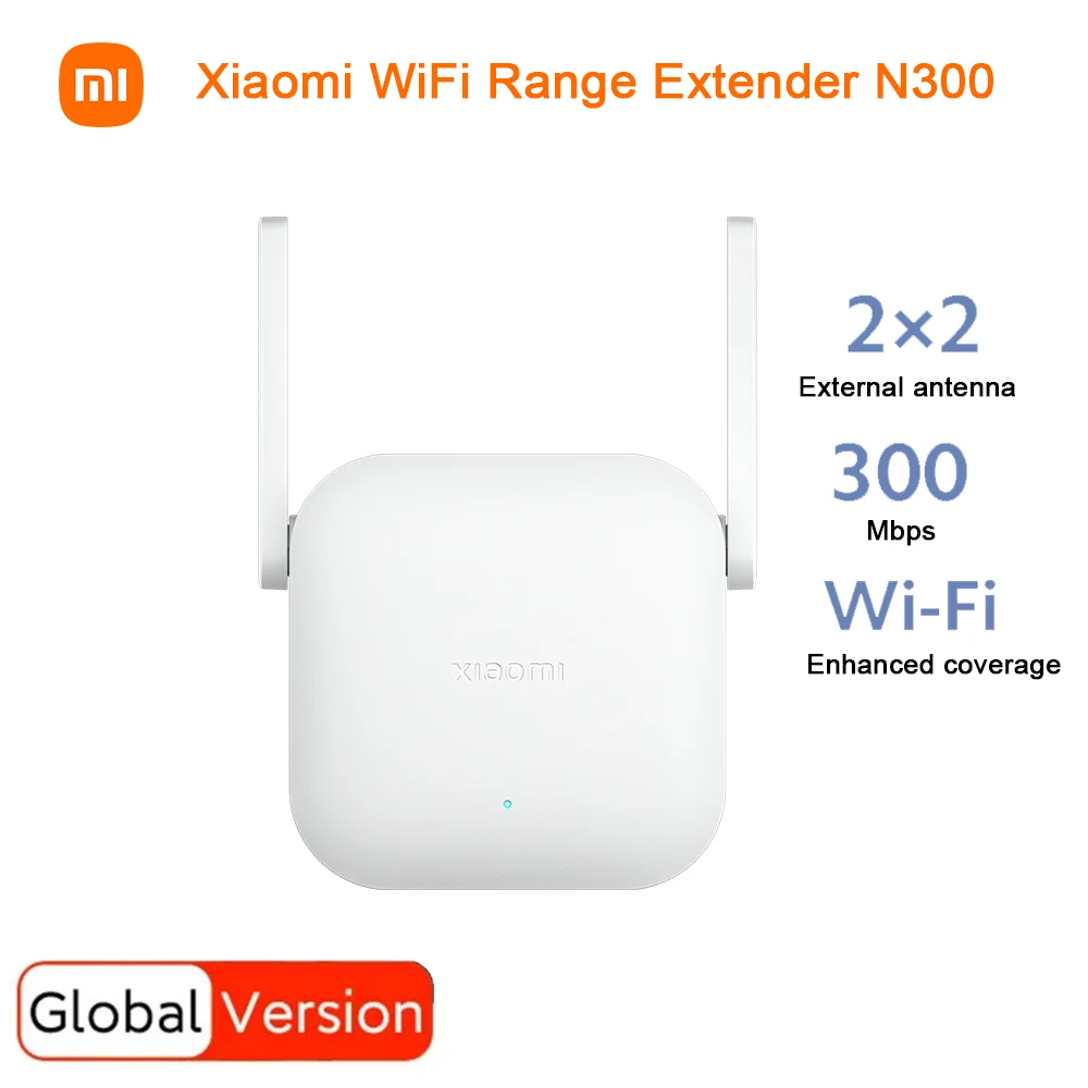 

Внешний усилитель диапазона Wi-Fi Xiaomi, 2,4 ГГц, 300 Мбит/с