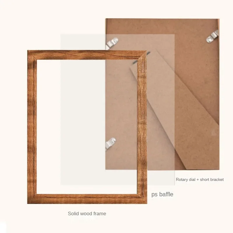 A4 패밀리 포토 프레임, 14 인치 대형 나무 프레임, 30x35cm 홈 장식 그림 프레임, 10x15, 20x25cm, 20x25cm, 1 개